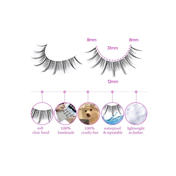 MANGA ANIME SPIKY EYELASHES - Picture 2 of 3